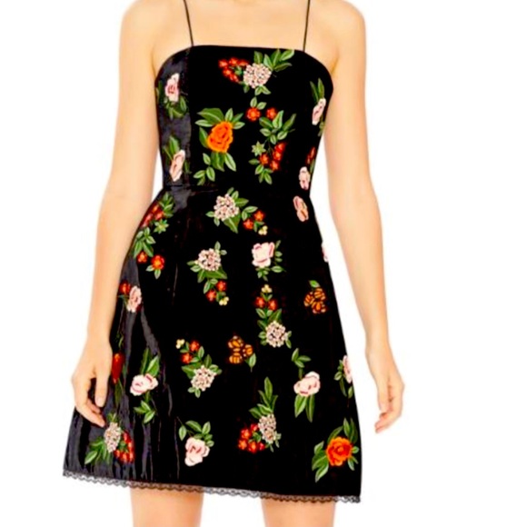 Alice + Olivia Dresses & Skirts - BRAND NEW Alice + Olivia “Launa” velvet dress NWOT